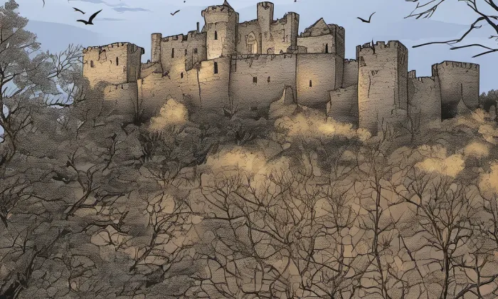 Cvilín (hrad) – noc
