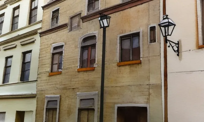 Dům čp. 134 (Prachatice) – akvarel