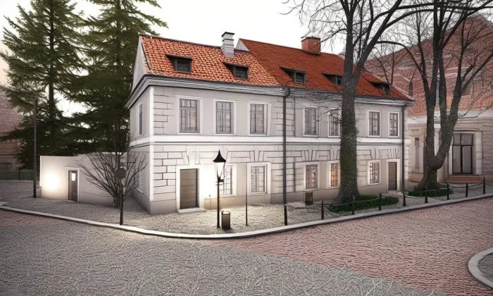 Dům čp. 17 (Bubeneč) – noc