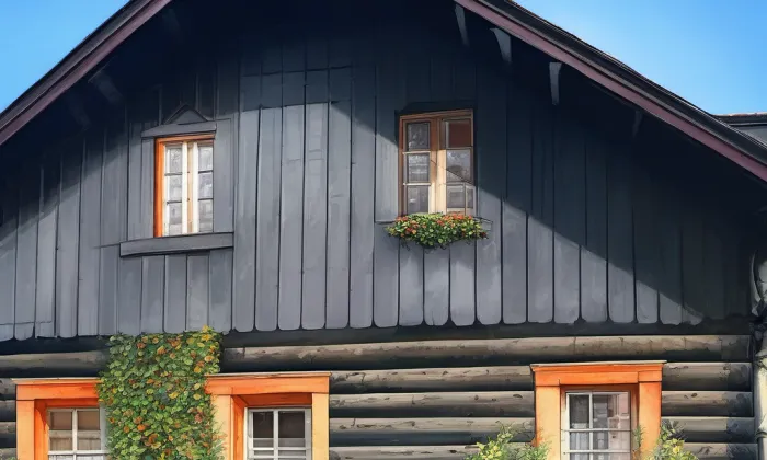 Dům čp. 220 – podzim