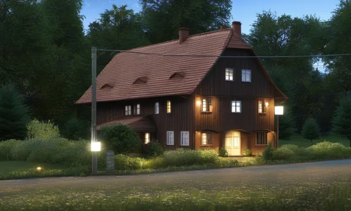 Dům čp. 78 (Heřmanice) – noc