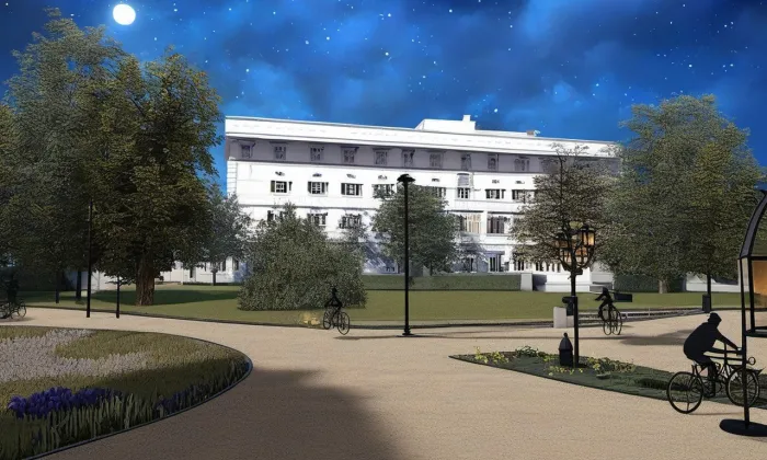 Dům kultury v Teplicích – noc