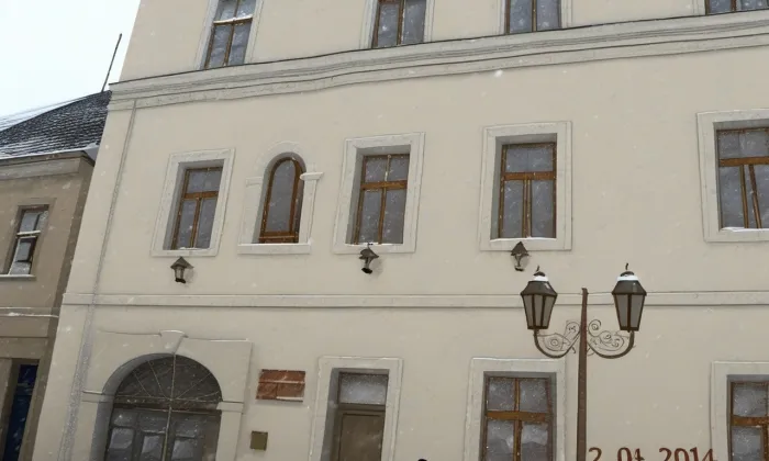 dům Na Staré poště – zima