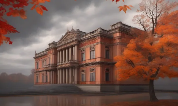 dům Olympic Palace – podzim