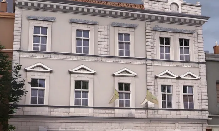 Dům U Černého kříže (Kolín) – noc