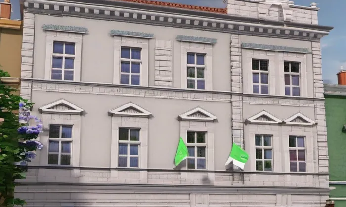 Dům U Černého kříže (Kolín) – jaro