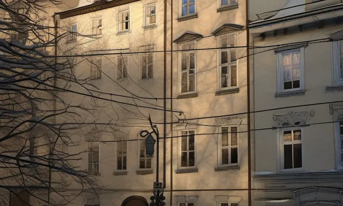 Dům U Ježíška (Karmelitská) – zima