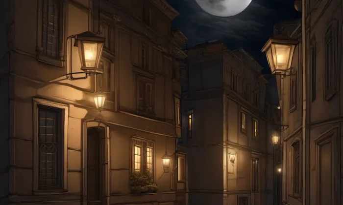 dům U Kamenného zvonu – noc