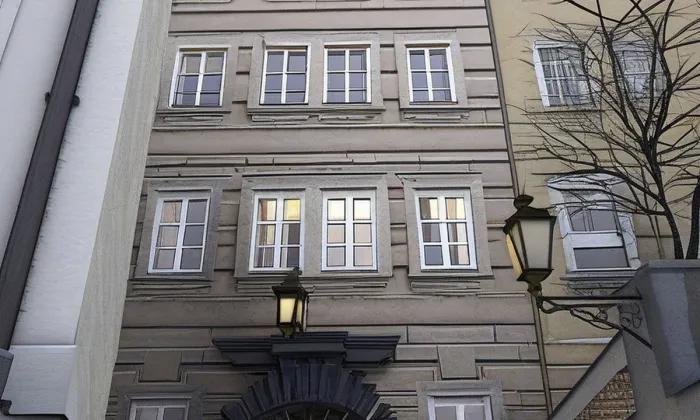 Dům U Nejsvětější Trojice – noc