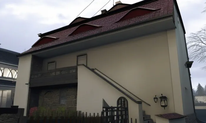 dům U sv. Rocha – noc