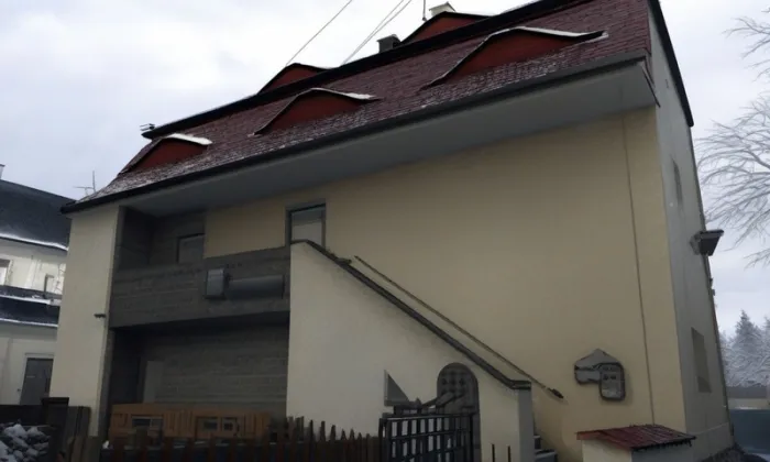 dům U sv. Rocha – zima