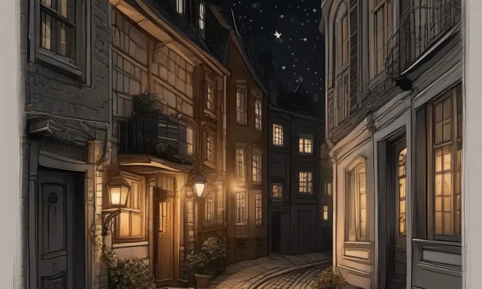 Dům U Tří lvů – noc