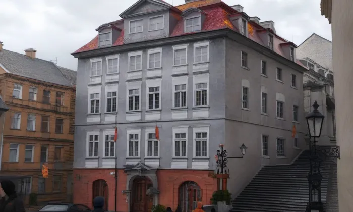 Dům U Zlaté hvězdy (Radnické schody) – podzim