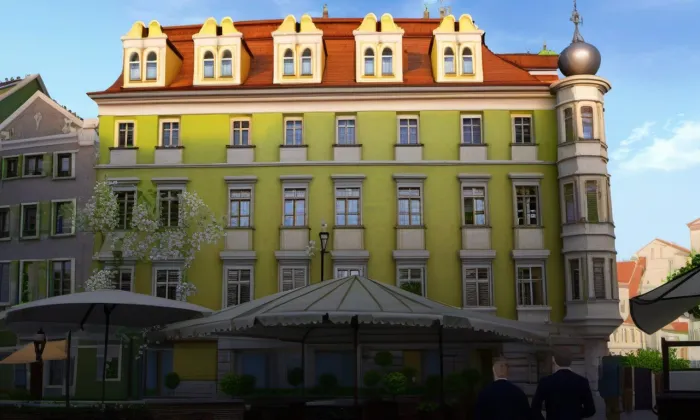 dům U Zlatého rohu – jaro