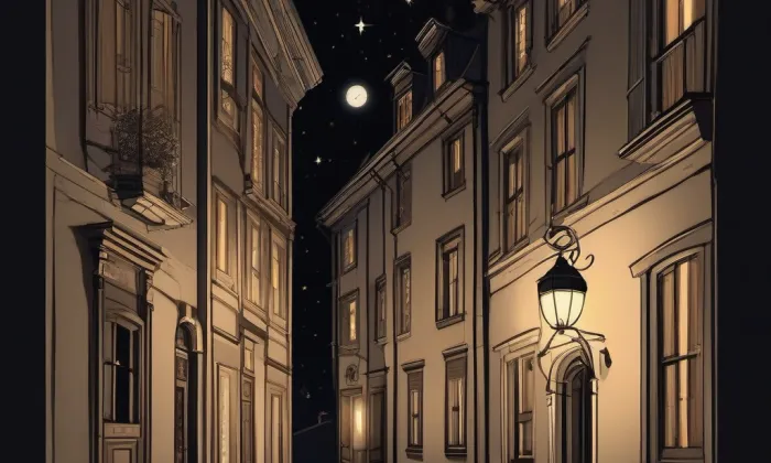 Dům Ve dvoře – noc