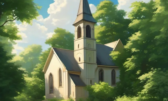 evangelický kostel Pána Ježíše – léto