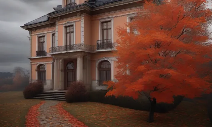Hartmanova vila – podzim