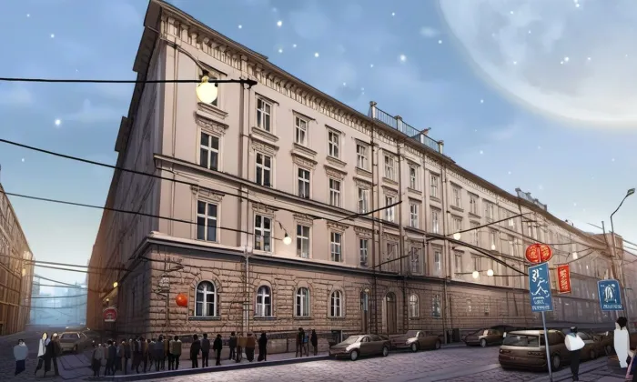 Hlavní pošta v Praze – noc
