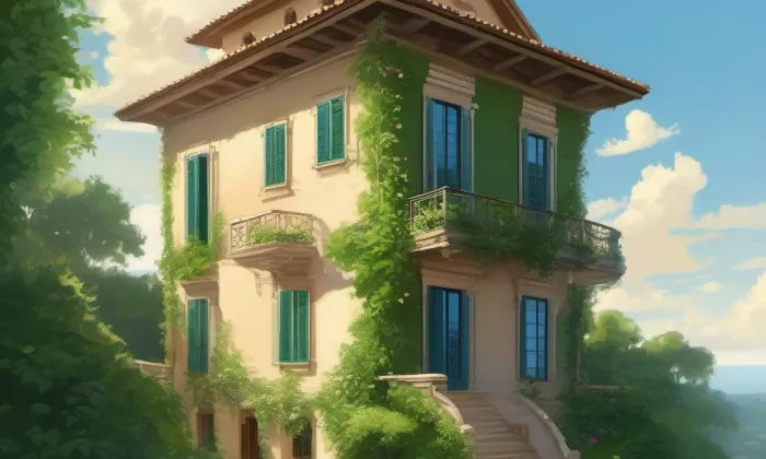 Hořanovského vila – léto