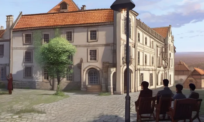 Horní hrádek – noc