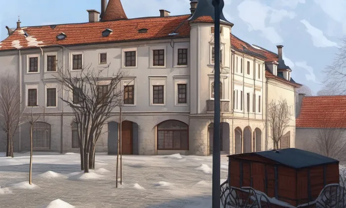 Horní hrádek – zima