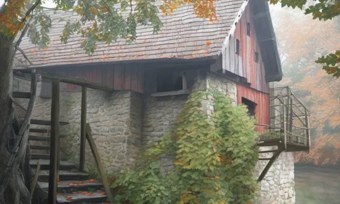 Horní mlýn – podzim