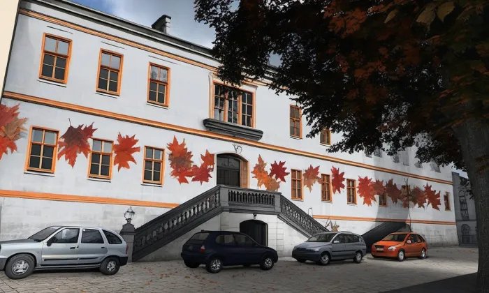 hostinec U  Zlatého slunce – podzim