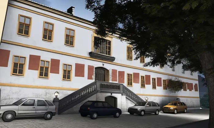hostinec U  Zlatého slunce – noc