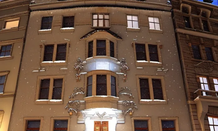 Hotel Central (Praha) – zima