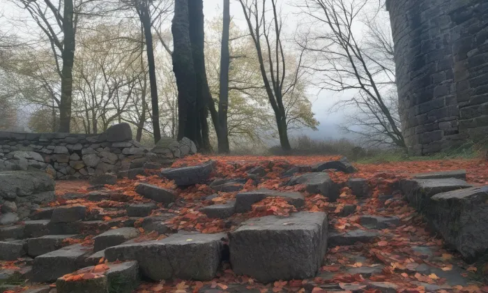 Hrad Přílepy – podzim