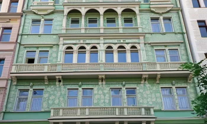 Janáčkovo nábřeží 19 – jaro