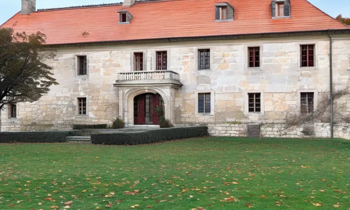 Jemniště (starý zámek) – podzim