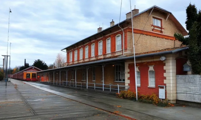 Jindřichův Hradec (nádraží) – podzim