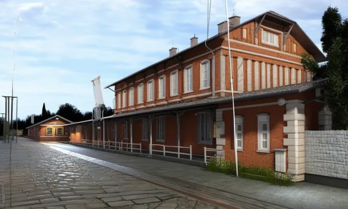 Jindřichův Hradec (nádraží) – noc