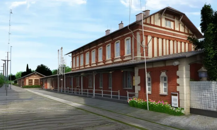 Jindřichův Hradec (nádraží) – jaro