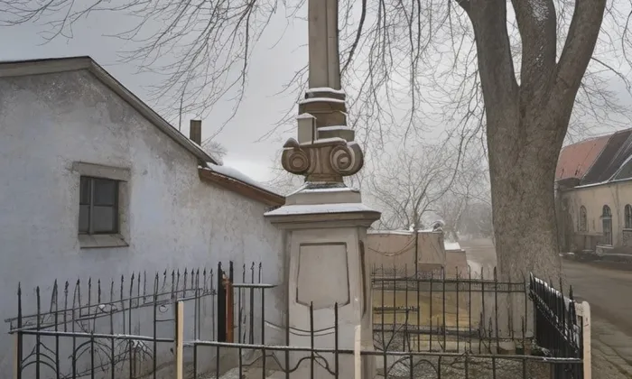 Kříž ve Vinarech – zima