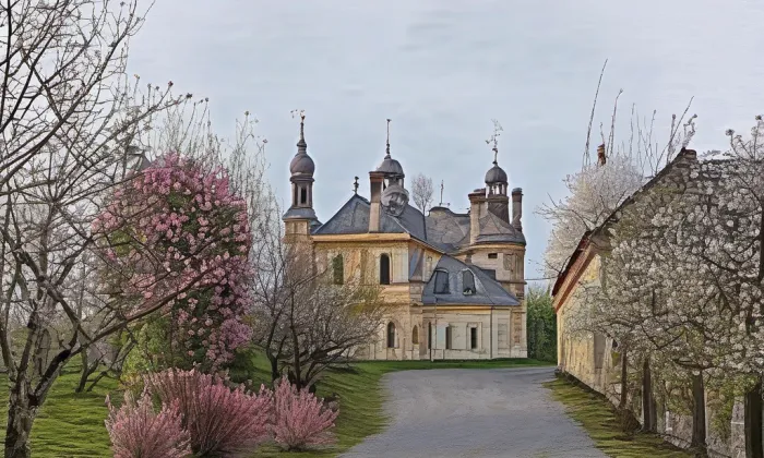 Křížová cesta (Chyše) – jaro