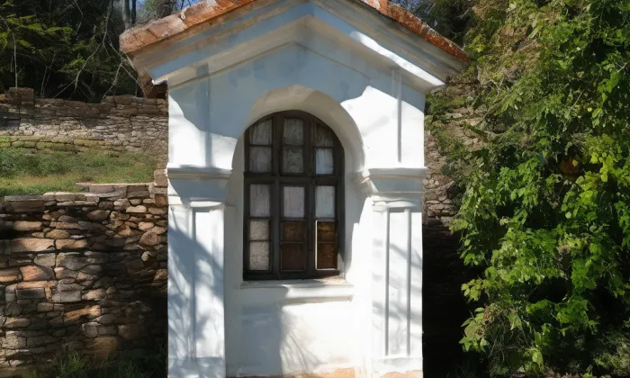 Křížová cesta Milejovice – akvarel
