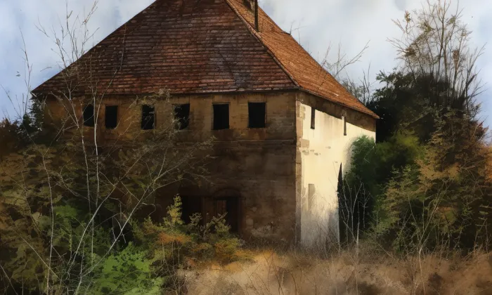 Křenice – akvarel
