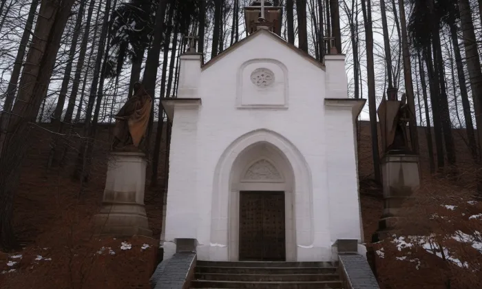 kaple Panny Marie Lurdské (Suchý Důl) – zima