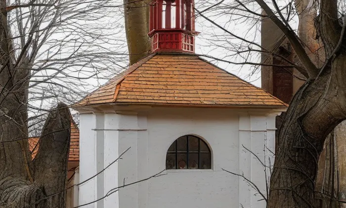 Kaplička (Kostelní Bříza) – podzim