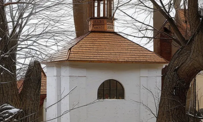 Kaplička (Kostelní Bříza) – zima