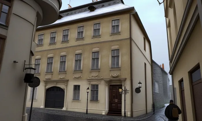 Kapounovský dům – noc