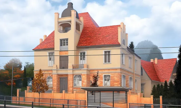 Kestřánkova vila Marie – podzim