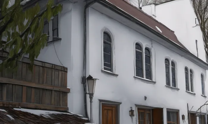 Klausová synagoga – zima