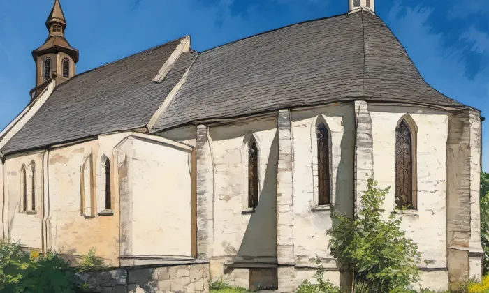 Kostel Nejsvětější Trojice (Klášterec nad Orlicí) – léto