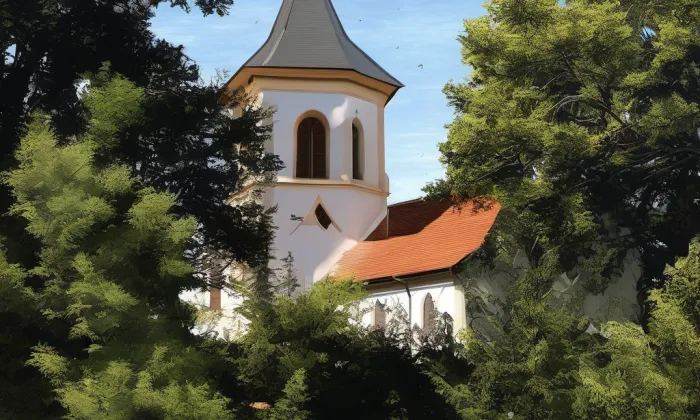 Kostel Panny Marie Sněžné – noc