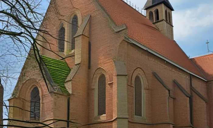 kostel svaté Barbory – jaro