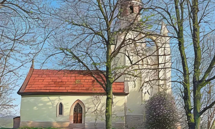 Kostel svaté Kateřiny – jaro