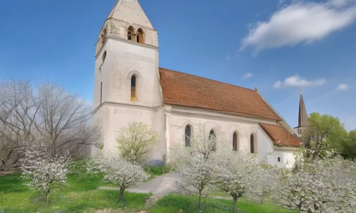 Kostel svatých Petra a Pavla – jaro